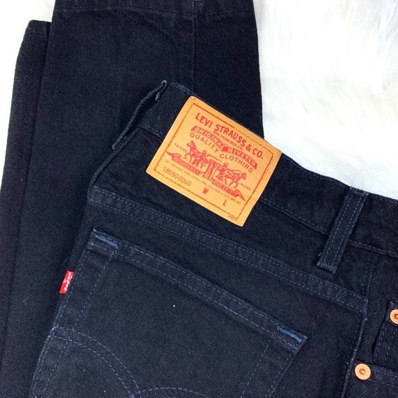 🚫SOLD! 👖VINTAGE |•LEVI'S•| 550 Hi-Rise 90s Jean - Picture 4 of 12